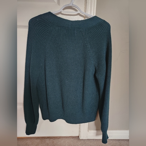 NWOT Old Navy - Oversized Forest Green Cardigan - Size Small - Picture 3 of 3